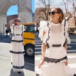 NWT Hunter Bell Annabel Dress White Clip